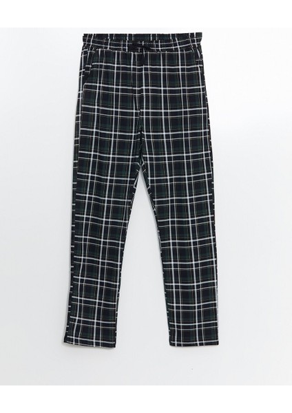 Yeni Sezon Standart Kalip Ekose Erkek Pijama Alt - S50017Z8