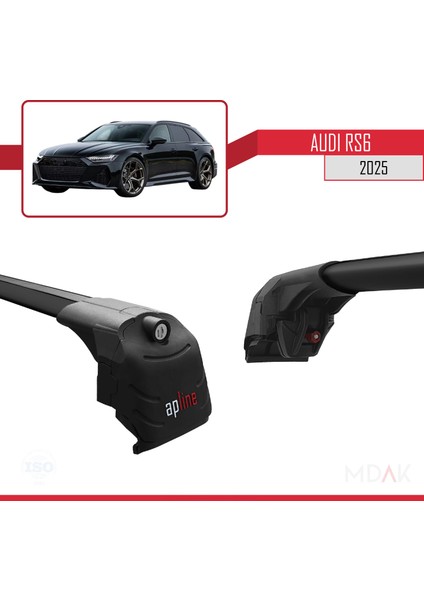 Audi Rs6 2025 ve Sonrası ile Uyumlu Ace-2 Ara Atkı Tavan Barı Siyah 2 Adet modelleri