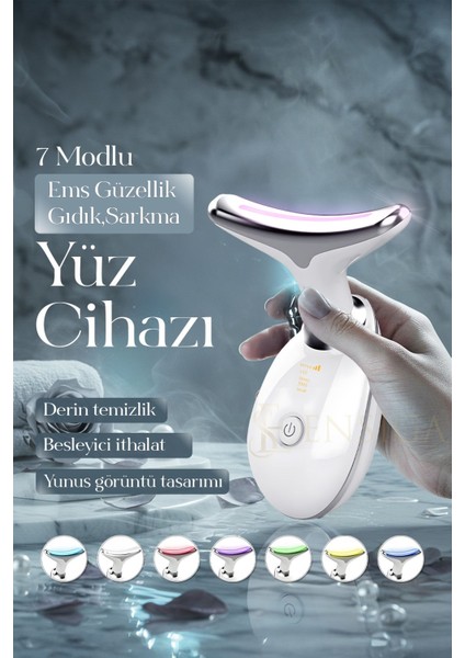 7 Modlu Yüz Için Kırmızı Işık Terapisi Giderici Ems Güzellik Gıdık, sarkma, yüz Cihazı fiyatları