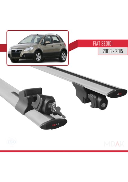 Fiat Sedici 2006-2015 Arası ile Uyumlu Hook Model Ara Atkı Tavan Barı Gri 2 Adet indirimleri