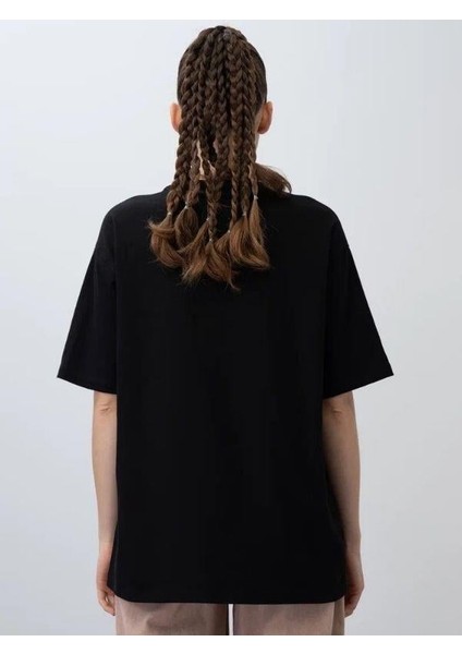 Kız Çocuk Oversize Köpek Baskılı Tasarım T-Shirt indirimleri