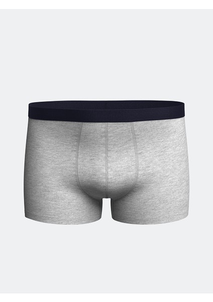 Yeni Sezon Standart Kalip Pamuklu Esnek Erkek Boxer 5'li - S50136Z8