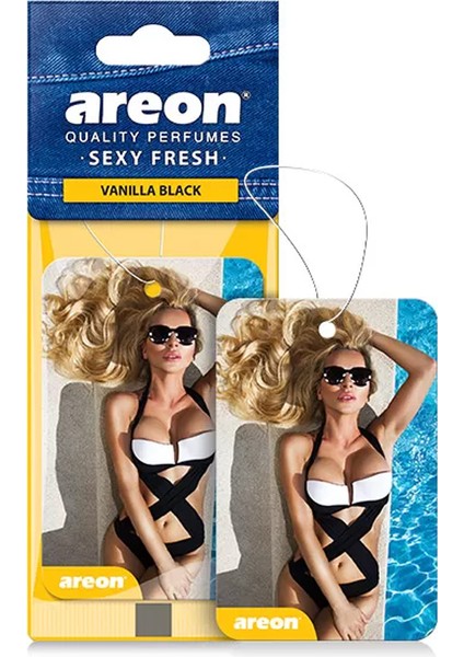 Sexy Fresh Vanilla Black Oto Araç Kokusu