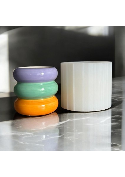 Halka Model Saksı Silikon Kalıp fırsatları