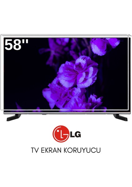 58lg158 Lg Uyumlu 58" Inç 158 Ekran Tv Koruyucu Kırılmaz Paneli