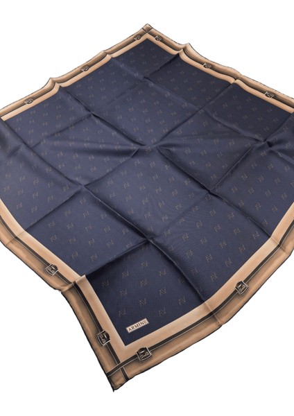 Nostalji Serisi Ipek Twill Eşarp 8015D