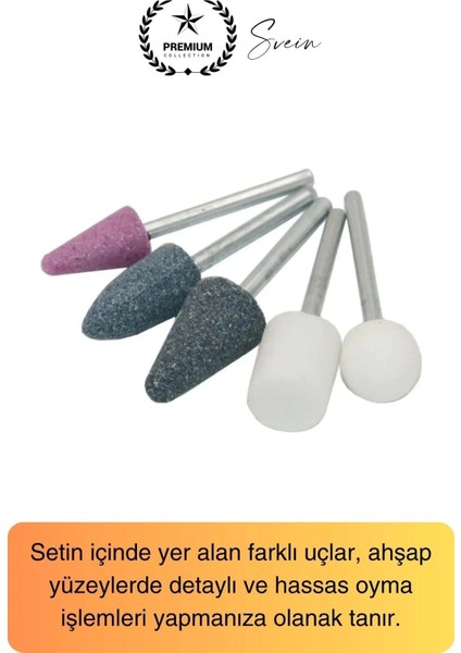 Premium 10 Parça Hobi Gravür Taşlama Ucu Mini Metal Ahşap Oyma Seti Parlatma Zımparalama Fırçalama modelleri