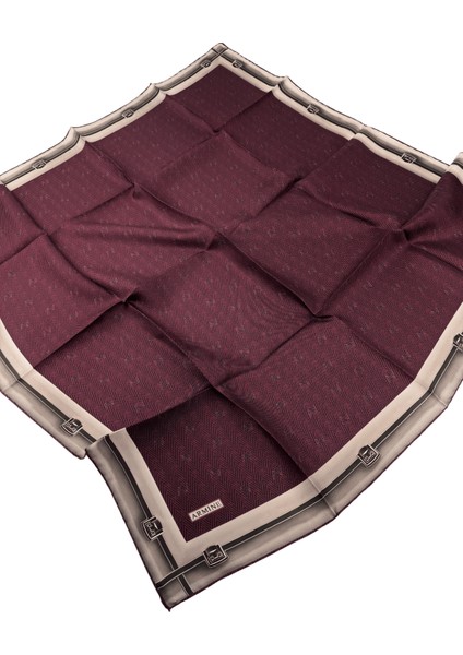 Nostalji Serisi Ipek Twill Eşarp 8015D