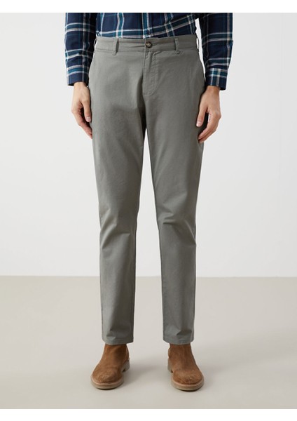 Yeni Sezon Standart Kalip Erkek Chino Pantolon - S50564Z8