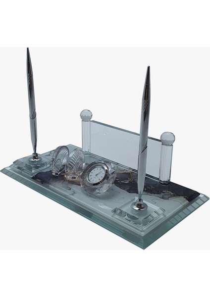 İsme Özel Kabartma Kristal Vip Okyanus Set Masasütü İsimlik fiyatları