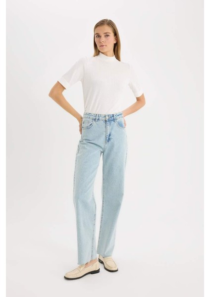Yeni Sezon regular Fit Yarım Balıkçı Yaka Fitilli Kaşkorse Basic Düz Kısa Kollu Tişört fiyatları