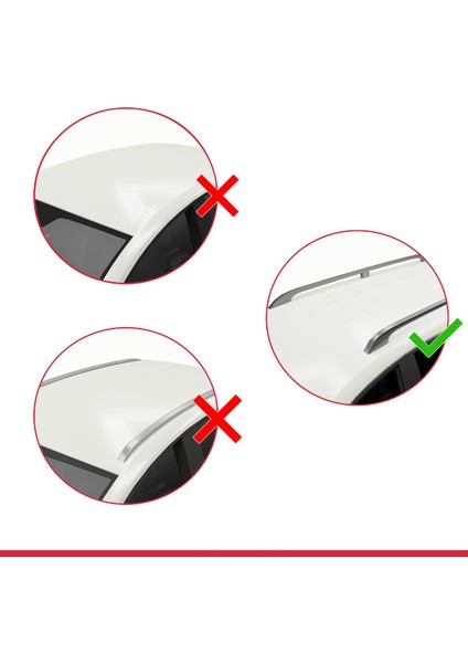 Subaru Forester 5 (Sk) 2019-2024 Arası ile Uyumlu Fly Model Ara Atkı Tavan Barı Siyah 3 Adet modelleri