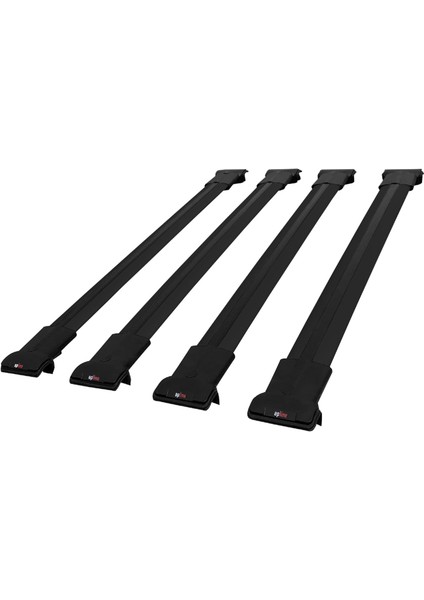 Fiat Doblo 3 2023 ve Sonrası ile Uyumlu Fly Model Ara Atkı Tavan Barı Siyah 4 Adet