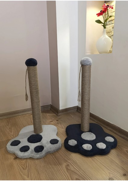 Kedi Tırmalama Tahtası Pati Modelli 50 cm Tırmalama Kedi Oyun Alanı Puf Başlıklı indirimleri