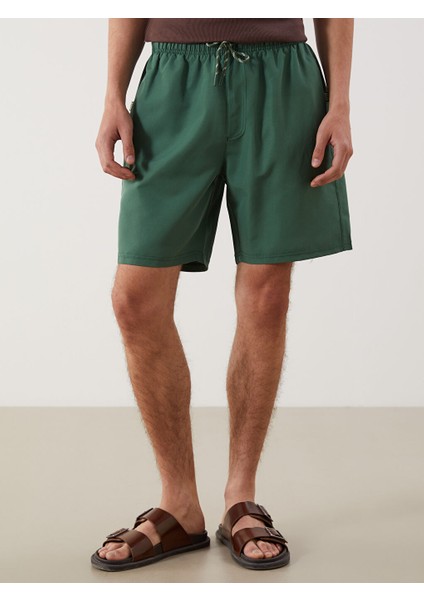 Yeni Sezon Diz Hizasi Boy Basic Erkek Deniz Sortu - S54274Z8