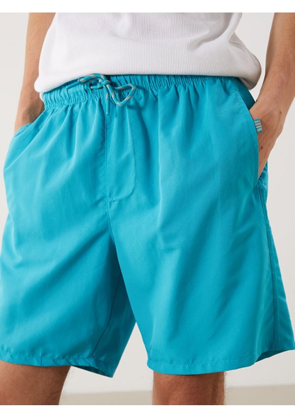 Yeni Sezon Diz Hizasi Boy Basic Erkek Deniz Sortu - S54274Z8