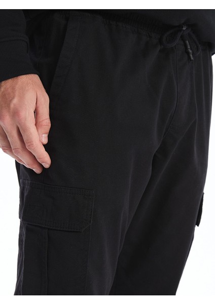 Yeni Sezon Standart Kalip Gabardin Erkek Jogger Pantolon - S53181Z8