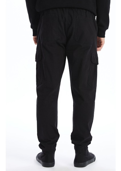 Yeni Sezon Standart Kalip Gabardin Erkek Jogger Pantolon - S53181Z8