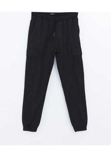Yeni Sezon Standart Kalip Gabardin Erkek Jogger Pantolon - S53181Z8