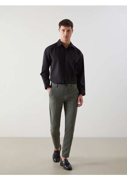 Yeni Sezon Dar Kalip Erkek Chino Pantolon - S5FG89Z8