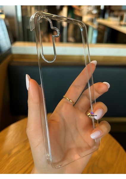 Samsung Galaxy S24 Fe Sararmaz Şeffaf Kılıf Sert Pc Ultra Ince Kamera Koruma Çıkıntılı