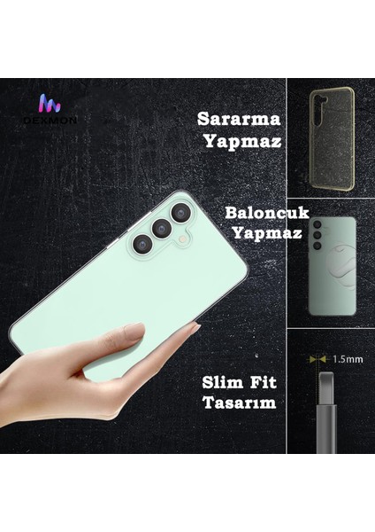 Samsung Galaxy S24 Fe Sararmaz Şeffaf Kılıf Sert Pc Ultra Ince Kamera Koruma Çıkıntılı fırsatları