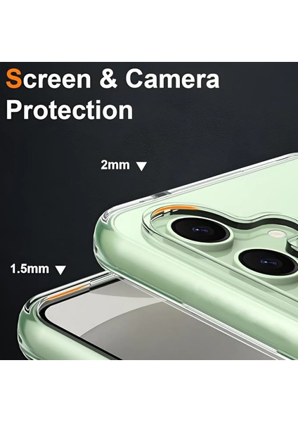 Samsung Galaxy S24 Fe Sararmaz Şeffaf Kılıf Sert Pc Ultra Ince Kamera Koruma Çıkıntılı indirimleri