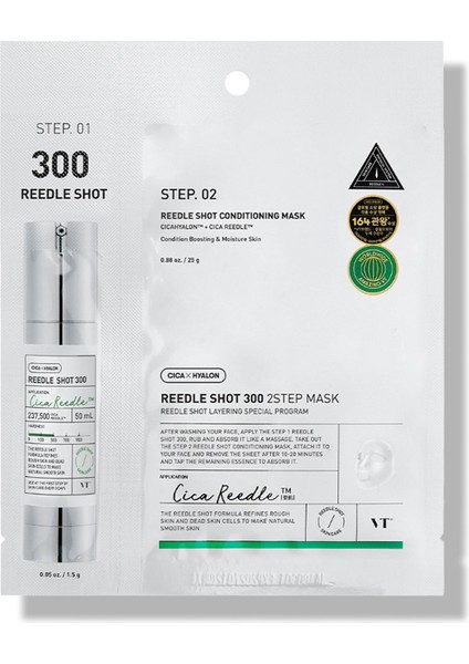 Vt Reedle Shot 300 2-Step Condıtınıonıng Mask / Yoğun Spikül Bakımı Maskesi