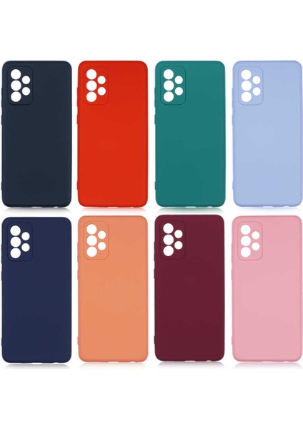 Galaxy A72 Kılıf Mbtm Mara Laaakan Kapak-Pembe Açık modelleri