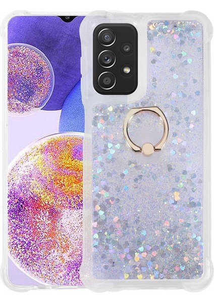 Galaxy A23 Kılıf Mbtm Milce Kapak-Gümüş