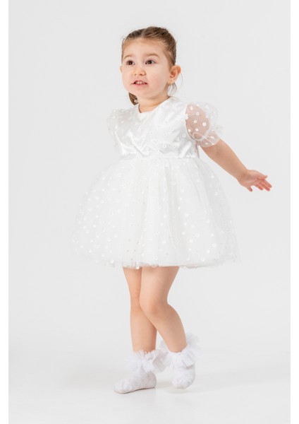 Bebek Kız Çocuk Doğum Günü Parti Düğün Elbise Tüllü Tütü Astarlı Çocuk Giyim bebek giyim Kız Bebek Elbydsntul