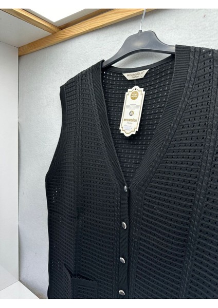 Merserize Yazlık Baharlık Desenli Cepli Düğmeli Normal Kalıp Rahat Giyim Kadın Anne Yelek fiyatları