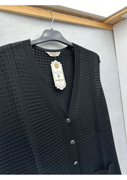 Merserize Yazlık Baharlık Desenli Cepli Düğmeli Normal Kalıp Rahat Giyim Kadın Anne Yelek modelleri