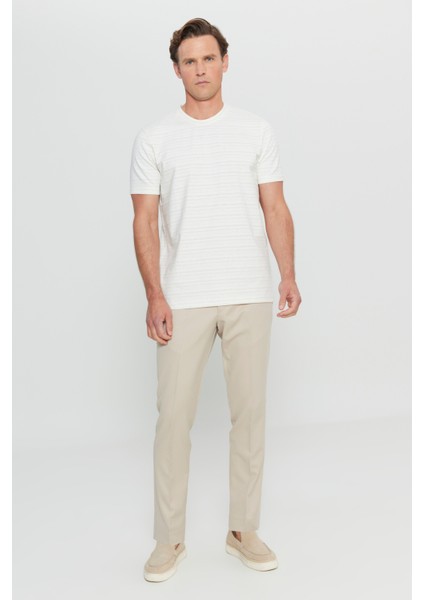 Pamuklu Slim Fit Dar Kesim Bisiklet Yaka Esnek Tişört fiyatları