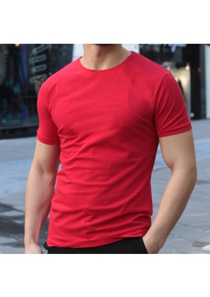 Bisiklet Yaka Slim Fit T-Shirt