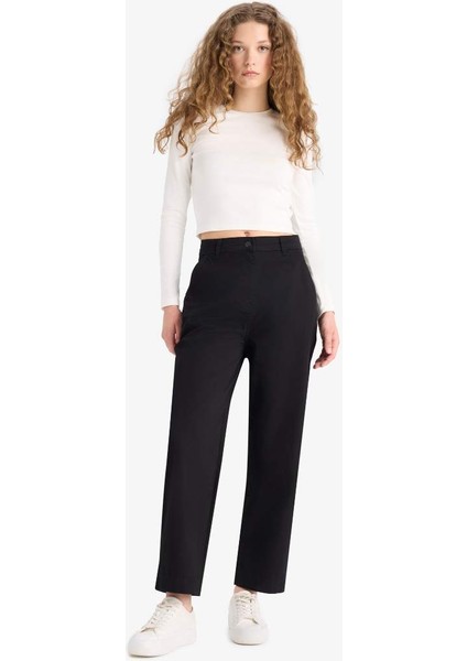 Yeni Sezon Carrot Fit Gabardin Pantolon Normal Bel fiyatları