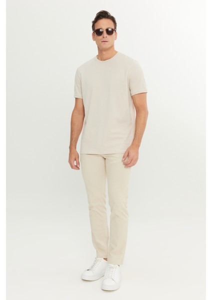 %100 Pamuk Slim Fit Dar Kesim Bisiklet Yaka Tişört fiyatları