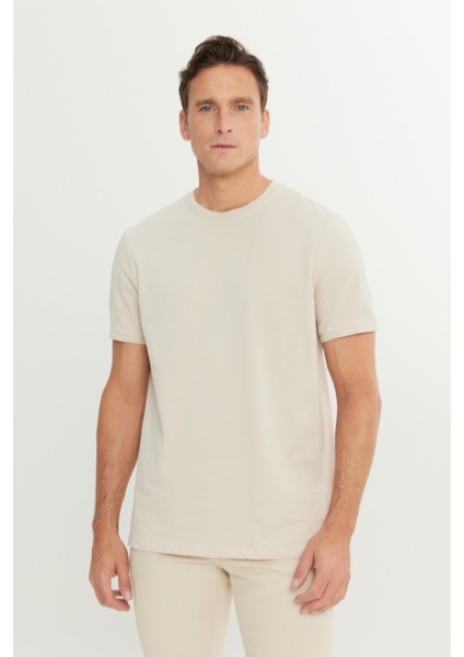 %100 Pamuk Slim Fit Dar Kesim Bisiklet Yaka Tişört modelleri