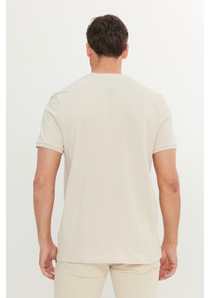 %100 Pamuk Slim Fit Dar Kesim Bisiklet Yaka Tişört indirimleri