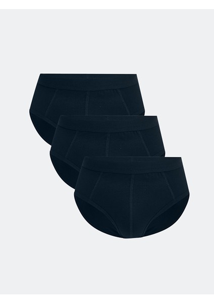 Yeni Sezon Standart Kalip Pamuklu Esnek Erkek Slip Kulot 3'lu - S50124Z8