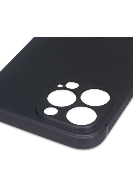 iPhone 13 Pro Max Kılıf Mbtm Imax Silikon-Siyah