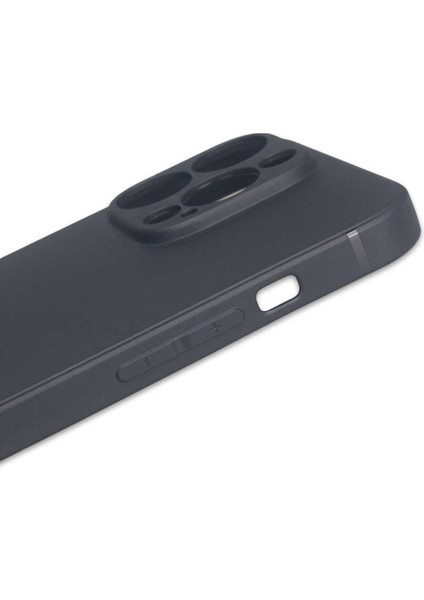 iPhone 13 Pro Max Kılıf Mbtm Imax Silikon-Siyah