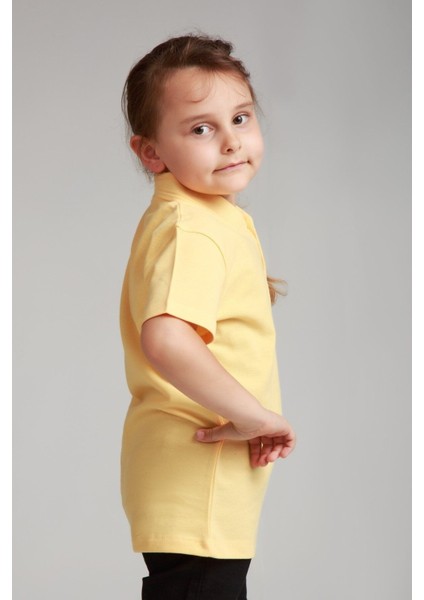 Unısex Çocuk Polo Yaka Kısa Kol Okul T-Shirt fiyatları