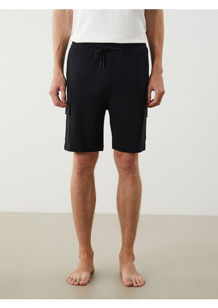 Yeni Sezon Slim Fit Erkek Pijama Alt Sort - S5IT07Z8