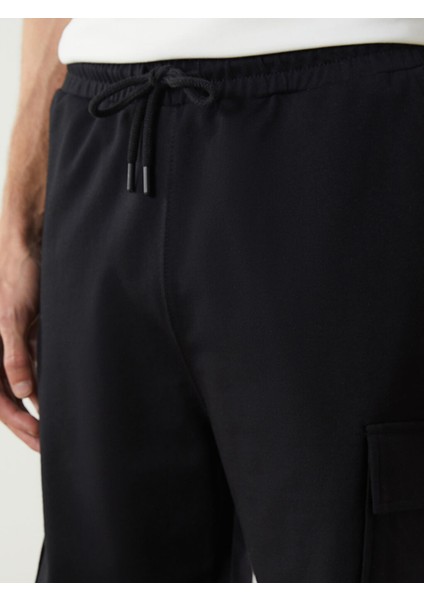 Yeni Sezon Slim Fit Erkek Pijama Alt Sort - S5IT07Z8