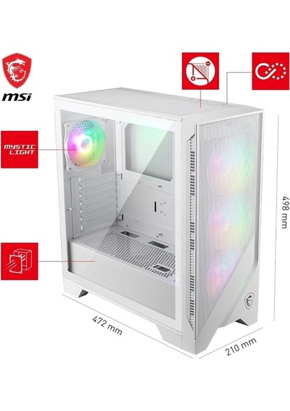 Mag Force 320R Aırflow Whıte Gamıng Mıd-Tower Pc Kasası Beyaz modelleri