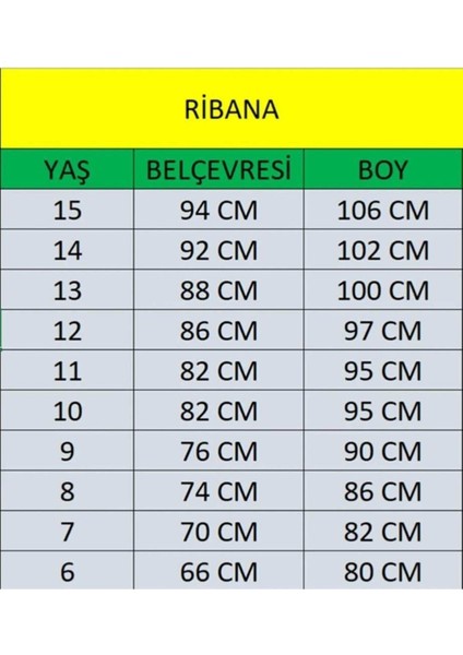 Ribanalı Erkek Okul Pantolonu Tam Lastikli Ilkokul-Ortaokul
