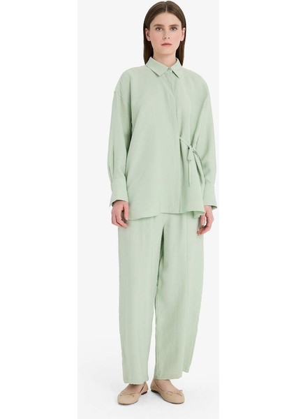 Yeni Sezon esnek Belli Basic Düz Modal Harem Pantolon modelleri