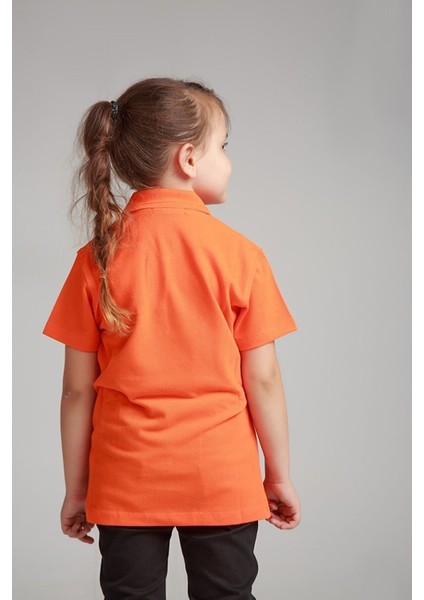 Unısex Çocuk Polo Yaka Kısa Kol Okul T-Shirt indirimleri