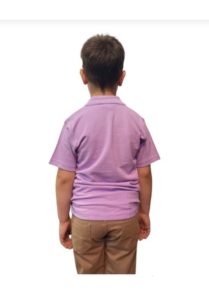 Unısex Çocuk Polo Yaka Kısa Kol Okul T-Shirt fiyatları